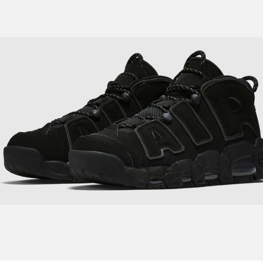 Nike Air More Uptempo Black Reflective